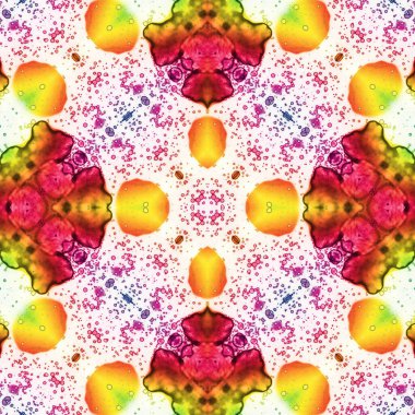 Kusursuz kare soyut desen. Sanat dokusu. Sanat mandala. Simetrik desen