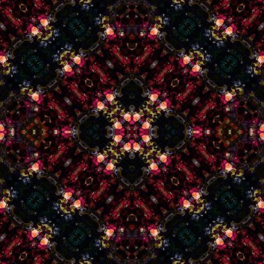 Kusursuz kare soyut desen. Sanat dokusu. Sanat mandala. Simetrik desen