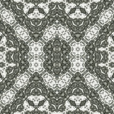 Kusursuz kare soyut desen. Sanat dokusu. Sanat mandala. Simetrik desen