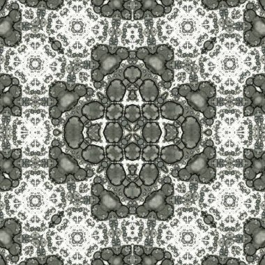 Kusursuz kare soyut desen. Sanat dokusu. Sanat mandala. Simetrik desen