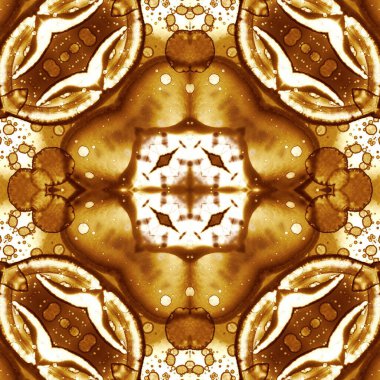 Kusursuz kare soyut desen. Sanat dokusu. Sanat mandala. Simetrik desen