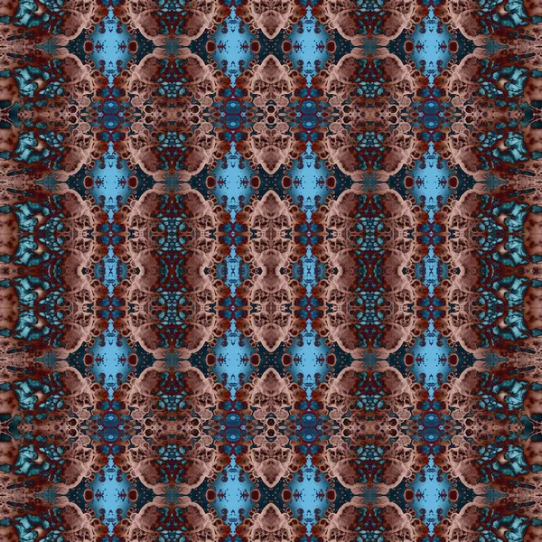 Kusursuz kare soyut desen. Sanat dokusu. Sanat mandala. Simetrik desen