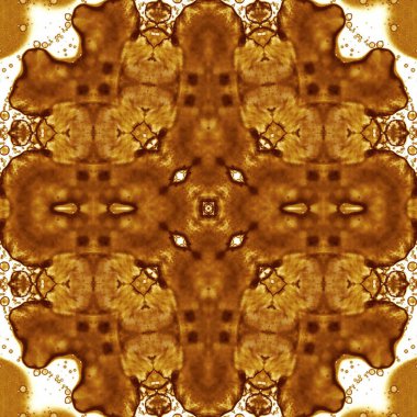 Kusursuz kare soyut desen. Sanat dokusu. Sanat mandala. Simetrik desen