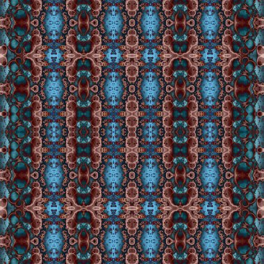 Kusursuz kare soyut desen. Sanat dokusu. Sanat mandala. Simetrik desen