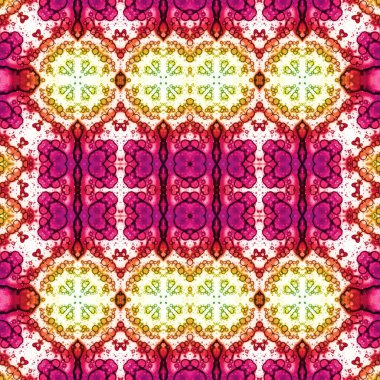 Kusursuz kare soyut desen. Sanat dokusu. Sanat mandala. Simetrik desen