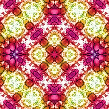 Kusursuz kare soyut desen. Sanat dokusu. Sanat mandala. Simetrik desen