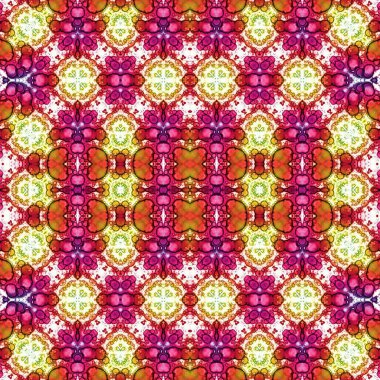 Kusursuz kare soyut desen. Sanat dokusu. Sanat mandala. Simetrik desen