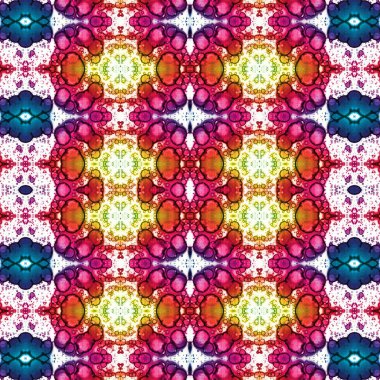 Kusursuz kare soyut desen. Sanat dokusu. Sanat mandala. Simetrik desen