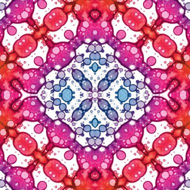 Kusursuz kare soyut desen. Sanat dokusu. Sanat mandala. Simetrik desen