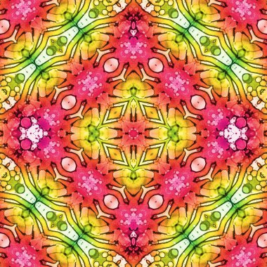 Kusursuz kare soyut desen. Sanat dokusu. Sanat mandala. Simetrik desen