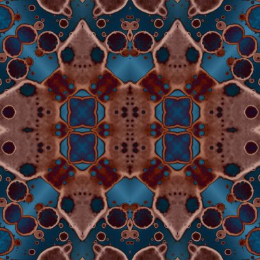 Kusursuz kare soyut desen. Sanat dokusu. Sanat mandala. Simetrik desen