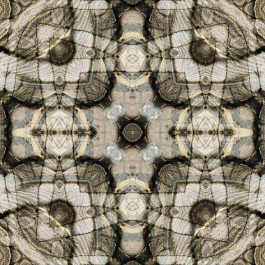 Kusursuz kare soyut desen. Sanat dokusu. Sanat mandala. Simetrik desen