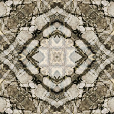 Kusursuz kare soyut desen. Sanat dokusu. Sanat mandala. Simetrik desen