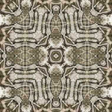 Kusursuz kare soyut desen. Sanat dokusu. Sanat mandala. Simetrik desen