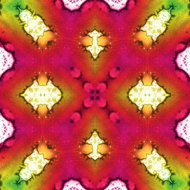 Kusursuz kare soyut desen. Sanat dokusu. Sanat mandala. Simetrik desen