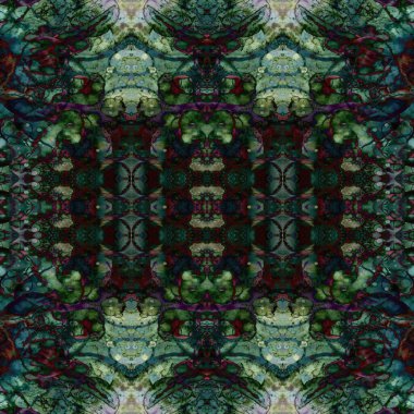 Kusursuz kare soyut desen. Sanat dokusu. Sanat mandala. Simetrik desen