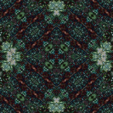 Kusursuz kare soyut desen. Sanat dokusu. Sanat mandala. Simetrik desen