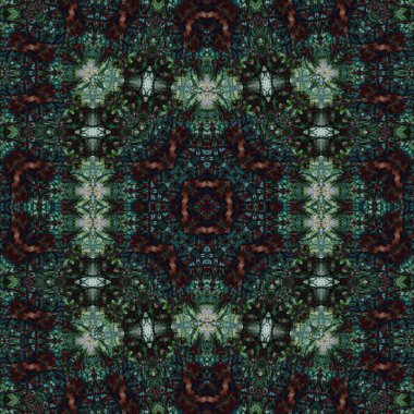 Kusursuz kare soyut desen. Sanat dokusu. Sanat mandala. Simetrik desen