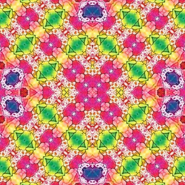 Kusursuz kare soyut desen. Sanat dokusu. Sanat mandala. Simetrik desen