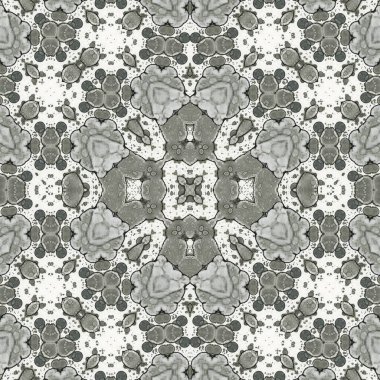 Kusursuz kare soyut desen. Sanat dokusu. Sanat mandala. Simetrik desen