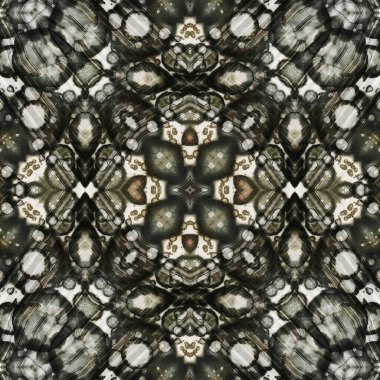 Kusursuz kare soyut desen. Sanat dokusu. Sanat mandala. Simetrik desen