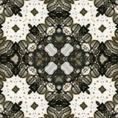 Kusursuz kare soyut desen. Sanat dokusu. Sanat mandala. Simetrik desen