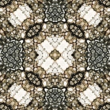 Kusursuz kare soyut desen. Sanat dokusu. Sanat mandala. Simetrik desen