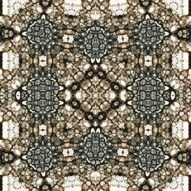 Kusursuz kare soyut desen. Sanat dokusu. Sanat mandala. Simetrik desen