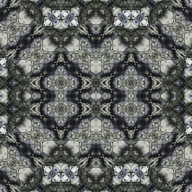 Kusursuz kare soyut desen. Sanat dokusu. Sanat mandala. Simetrik desen