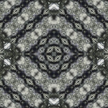 Kusursuz kare soyut desen. Sanat dokusu. Sanat mandala. Simetrik desen