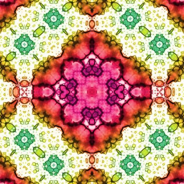 Kusursuz kare soyut desen. Sanat dokusu. Sanat mandala. Simetrik desen