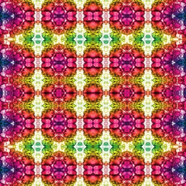 Kusursuz kare soyut desen. Sanat dokusu. Sanat mandala. Simetrik desen