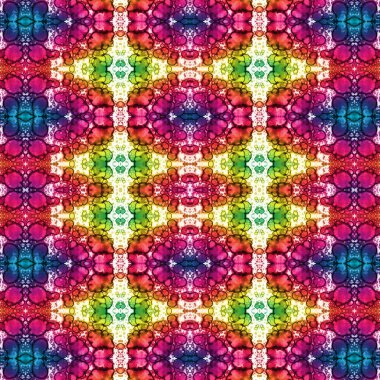 Kusursuz kare soyut desen. Sanat dokusu. Sanat mandala. Simetrik desen