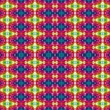 Kusursuz kare soyut desen. Sanat dokusu. Sanat mandala. Simetrik desen