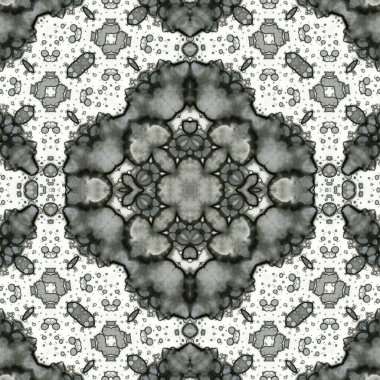 Kusursuz kare soyut desen. Sanat dokusu. Sanat mandala. Simetrik desen