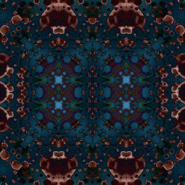 Kusursuz kare soyut desen. Sanat dokusu. Sanat mandala. Simetrik desen