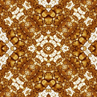 Kusursuz kare soyut desen. Sanat dokusu. Sanat mandala. Simetrik desen