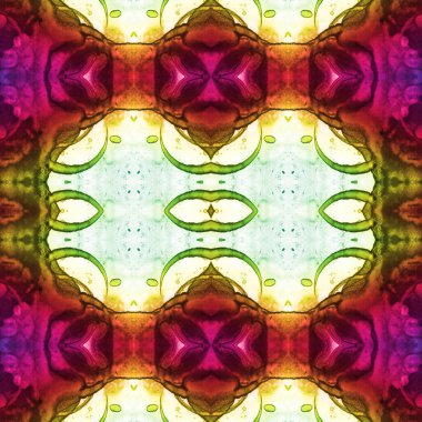 Kusursuz kare soyut desen. Sanat dokusu. Sanat mandala. Simetrik desen