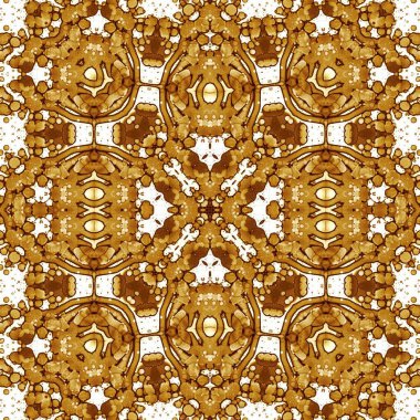 Kusursuz kare soyut desen. Sanat dokusu. Sanat mandala. Simetrik desen