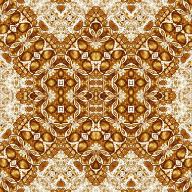 Kusursuz kare soyut desen. Sanat dokusu. Sanat mandala. Simetrik desen