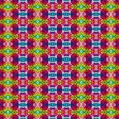 Kusursuz kare soyut desen. Sanat dokusu. Sanat mandala. Simetrik desen