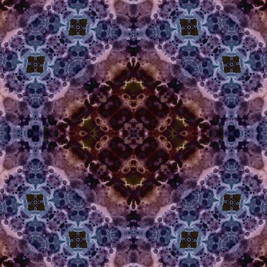 Kusursuz kare soyut desen. Sanat dokusu. Sanat mandala. Simetrik desen