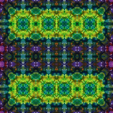 Kusursuz kare soyut desen. Sanat dokusu. Sanat mandala. Simetrik desen