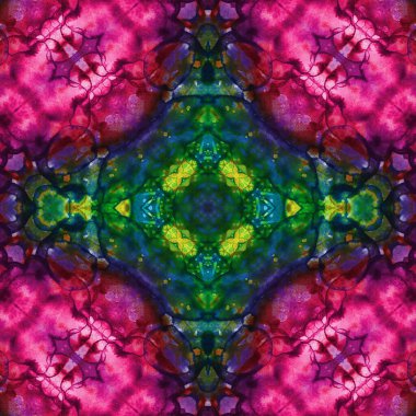 Kusursuz kare soyut desen. Sanat dokusu. Sanat mandala. Simetrik desen