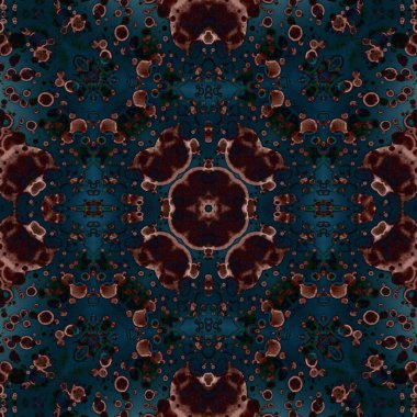 Kusursuz kare soyut desen. Sanat dokusu. Sanat mandala. Simetrik desen