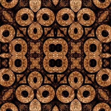 Kusursuz kare soyut desen. Sanat dokusu. Sanat mandala. Simetrik desen