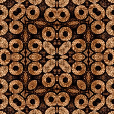 Kusursuz kare soyut desen. Sanat dokusu. Sanat mandala. Simetrik desen