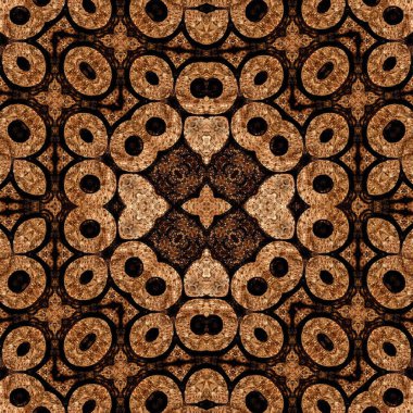 Kusursuz kare soyut desen. Sanat dokusu. Sanat mandala. Simetrik desen