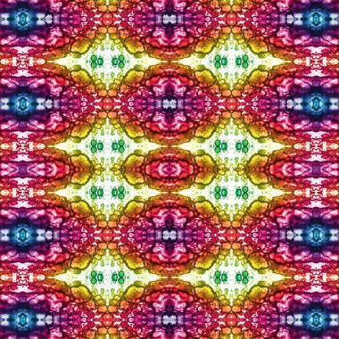 Kusursuz kare soyut desen. Sanat dokusu. Sanat mandala. Simetrik desen