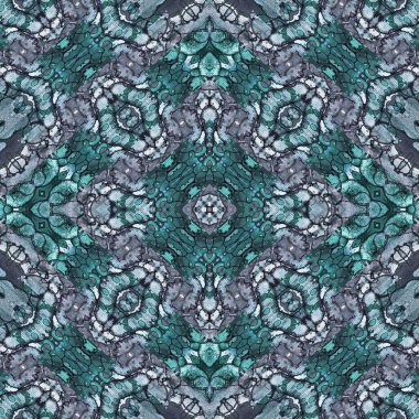 Kusursuz kare soyut desen. Sanat dokusu. Sanat mandala. Simetrik desen